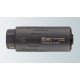 Silent Steel Micro Streamer stainless steel body + flow suppression unit 5.56 Black W/Muzzle Brake